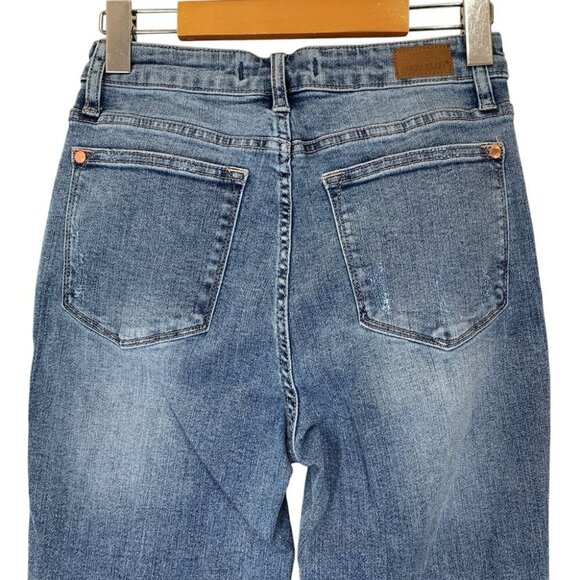 Judy Blue Slim Bootcut Jeans Womens 27 Blue Medium Wash - Picture 4 of 7